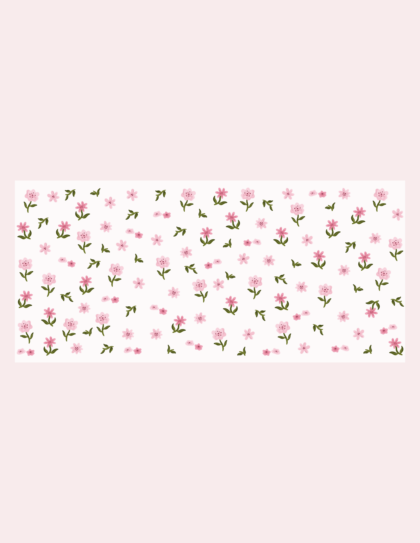 Verre 16 oz | Fleurs mélange de roses