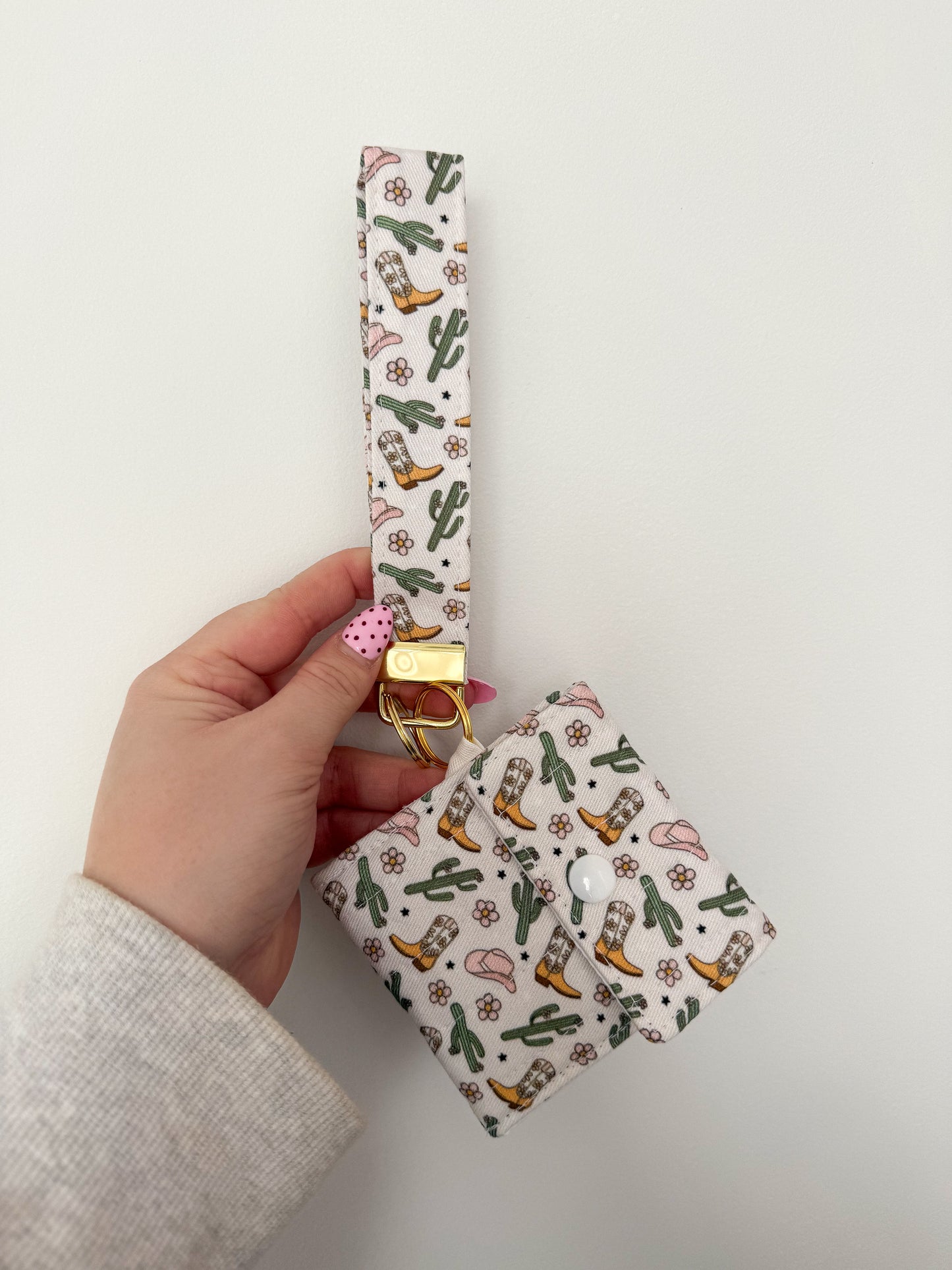 Porte-clés et porte-monnaie | Cowgirl et cactus