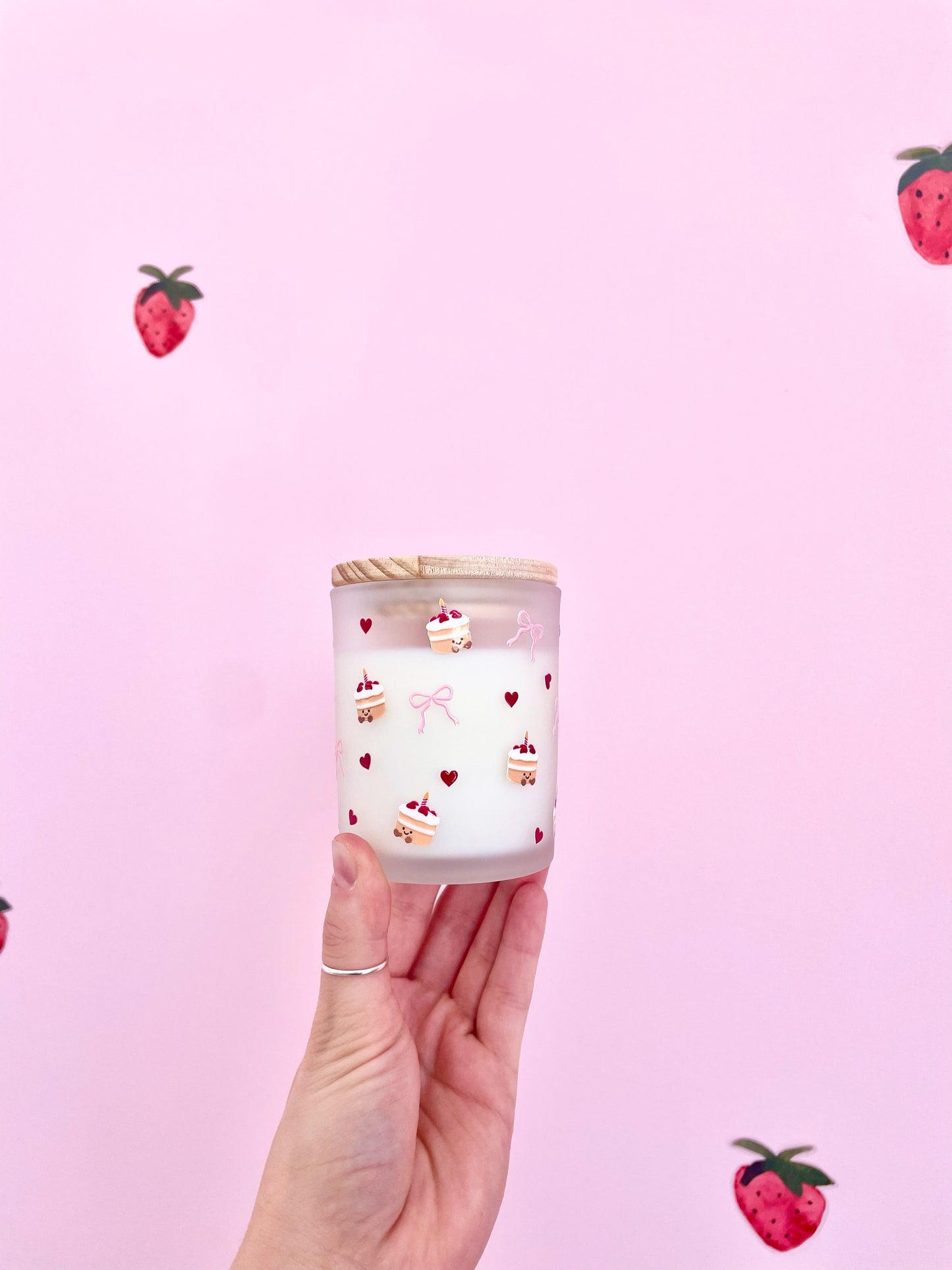 Bougie de soya | 8 oz | 50 heures | Gâteau à la vanille