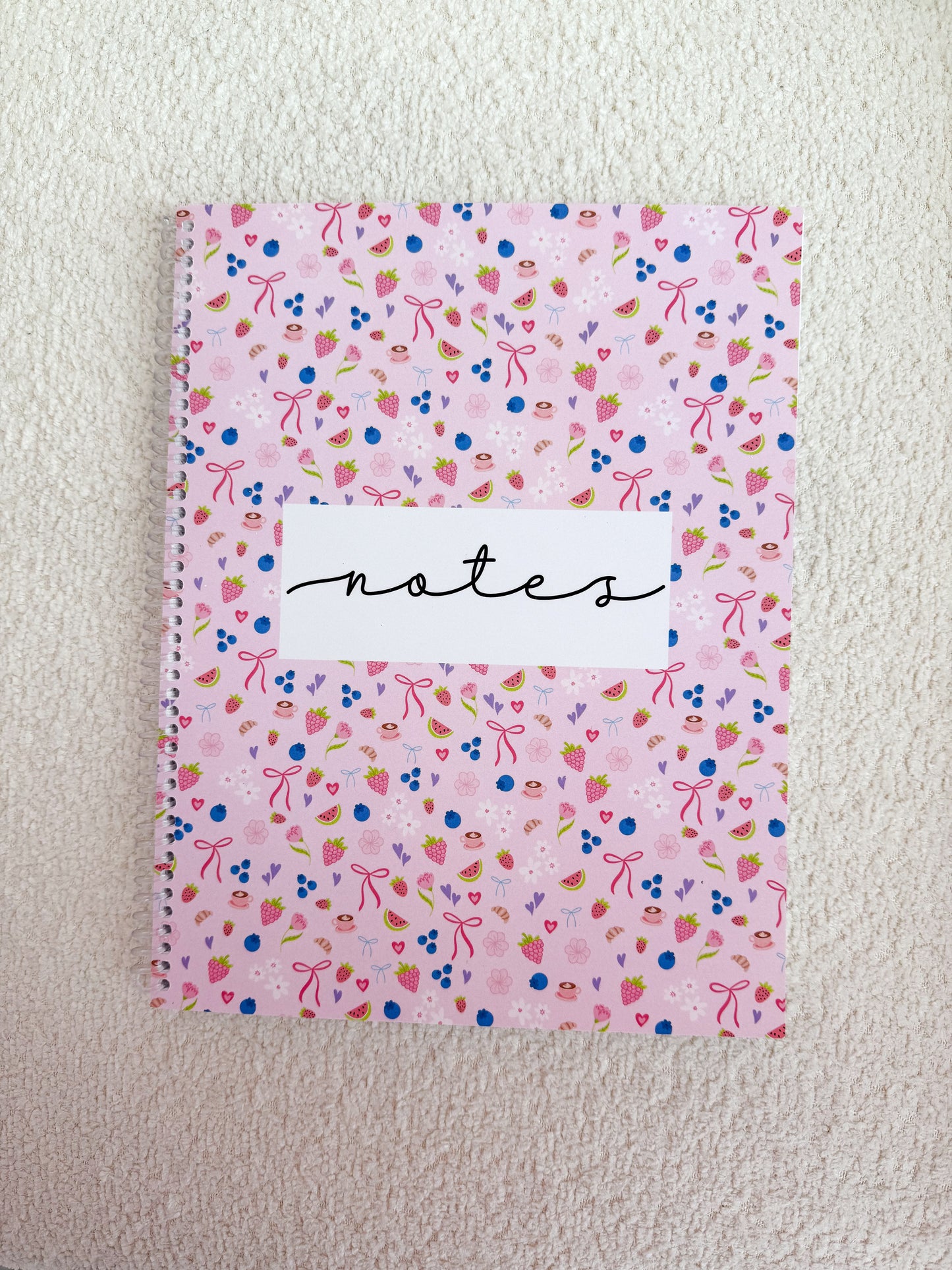 Cahier de notes | Fruits et coquette