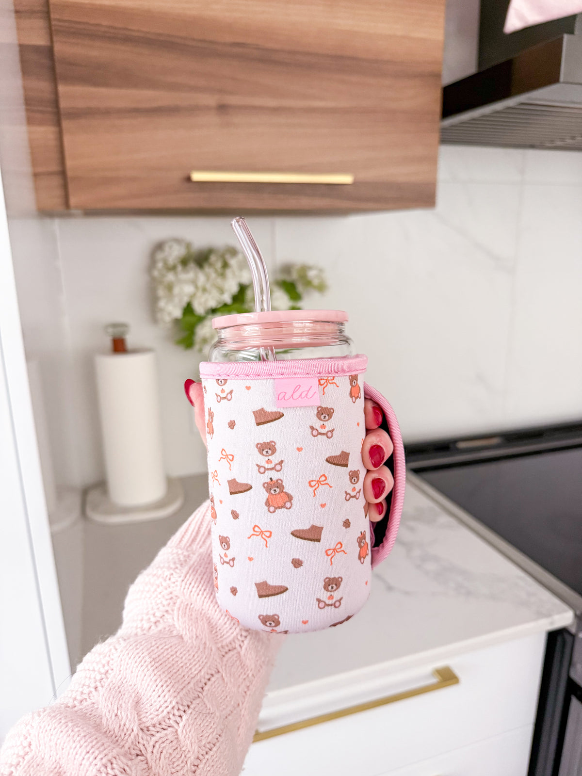 Manchon pour verre 16 oz | Oursons d'automne