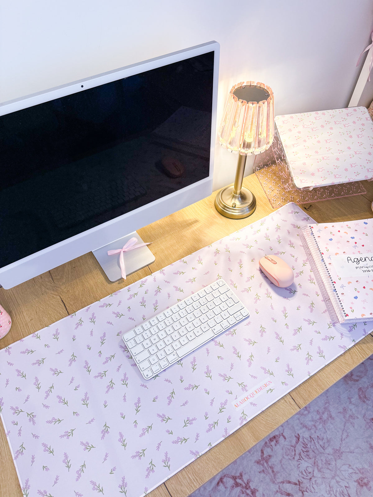 Tapis de bureau | Lavandes
