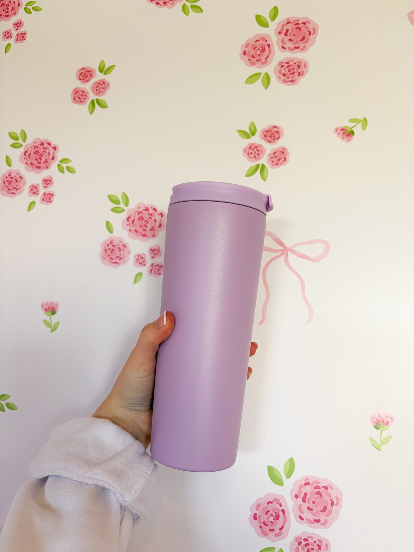 Imparfaite | Bouteille isotherme 24 oz | Mauve | Modèle au choix