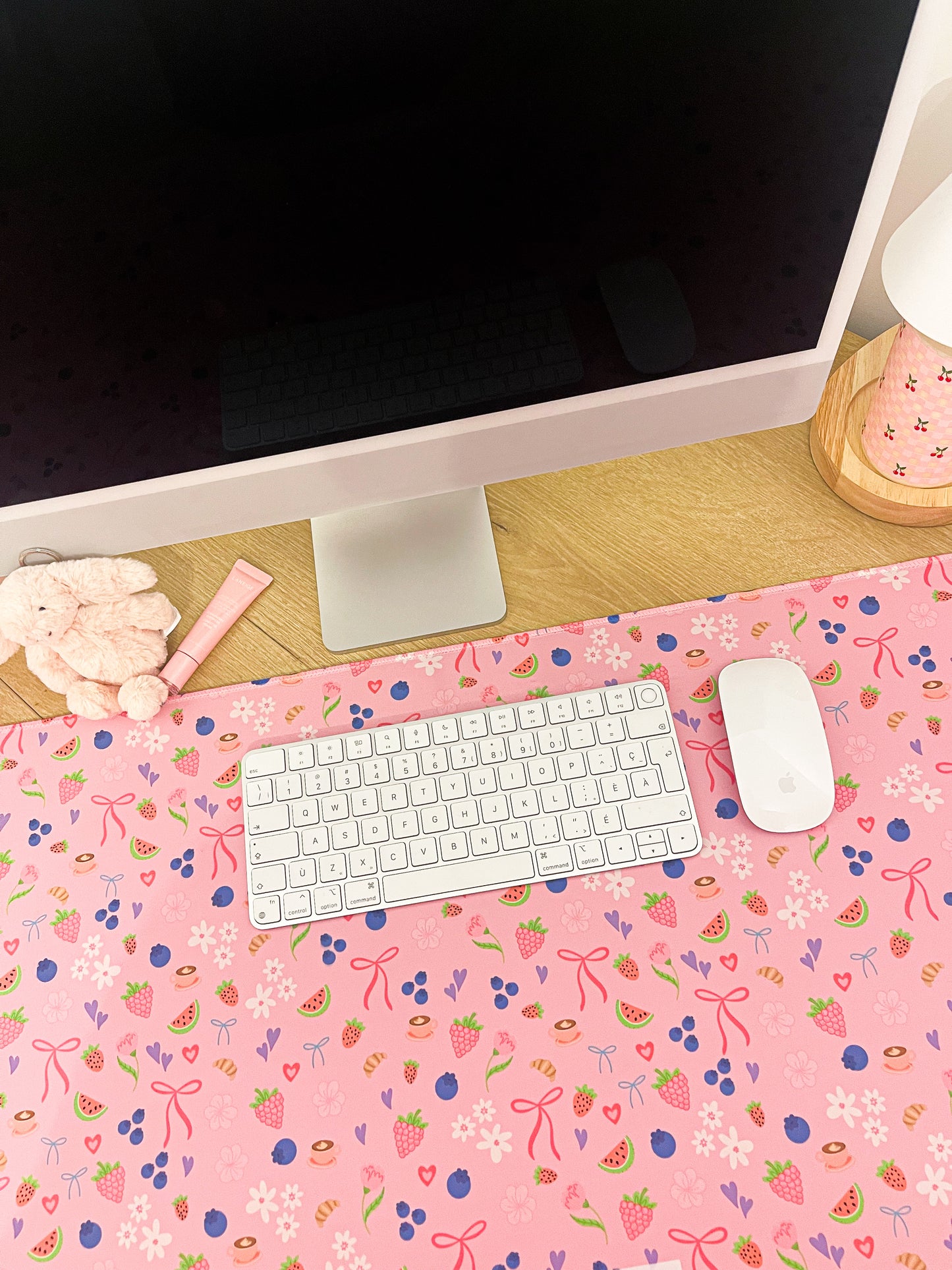 Tapis de bureau | Fruits et coquette