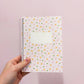 Mini cahier de notes | Citrons et fleurs roses