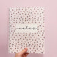 Cahier de notes | Boucles et fleurs brunes