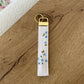 Porte-clés | Bracelet | Fleurs bleues