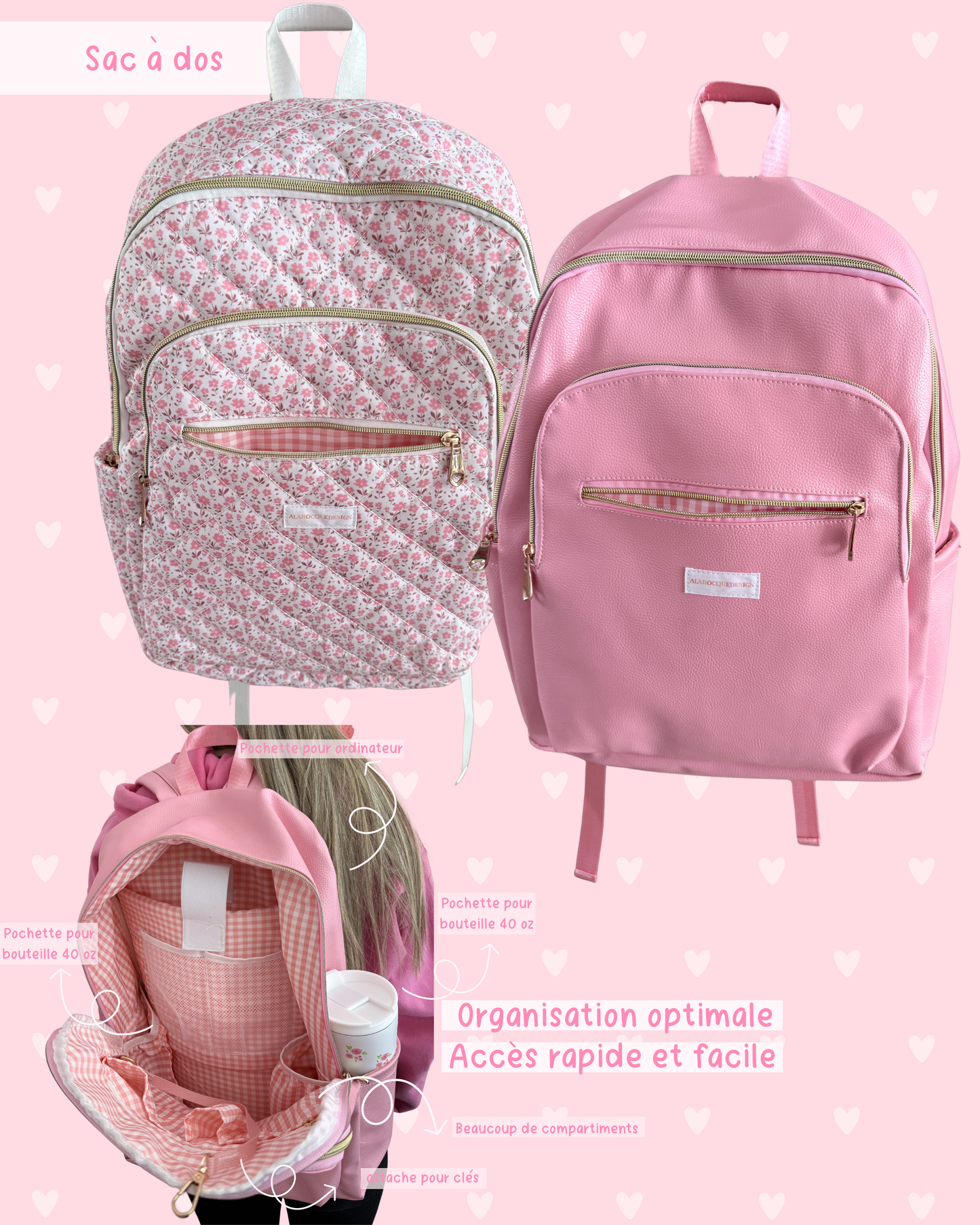 Sac à dos | Fleuri | Imperméable
