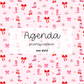 Agenda planificateur | Non-daté | Cowgirl et cerises
