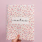Imparfait | Cahier de notes | Minis fleurs rouges et mauves