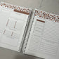 Imparfait | Agenda planificateur | 2025-2026 | Bouquets de fleurs et boucles