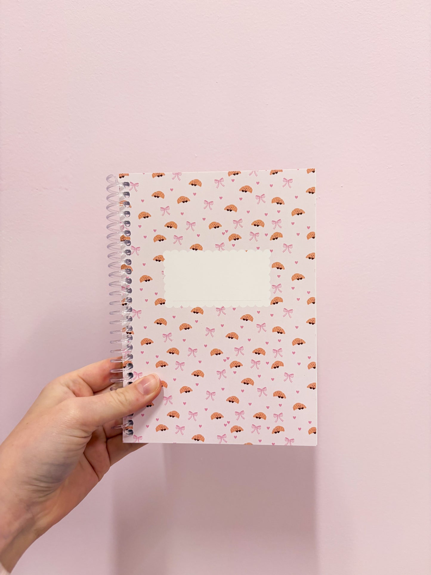Mini cahier de notes | Croissants et boucles