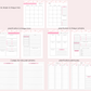 Imparfait | Agenda planificateur | 2025-2026 | Bouquets de fleurs et boucles