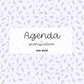 Imparfait — Agenda planificateur | Non-daté | Brindilles de lavande