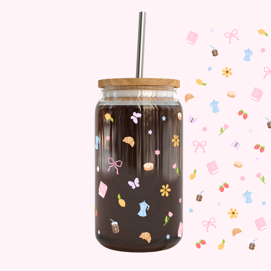 Verre 16 oz | Été | Été coquette