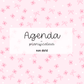 PRÉCOMMANDE - Agenda planificateur | Non-daté | Papillons et boucles