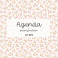 PRÉCOMMANDE - Agenda planificateur | Non-daté | Bouquets de fleurs jaunes et roses