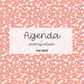 PRÉCOMMANDE - Agenda planificateur | Non-daté | Orangé et fleurs