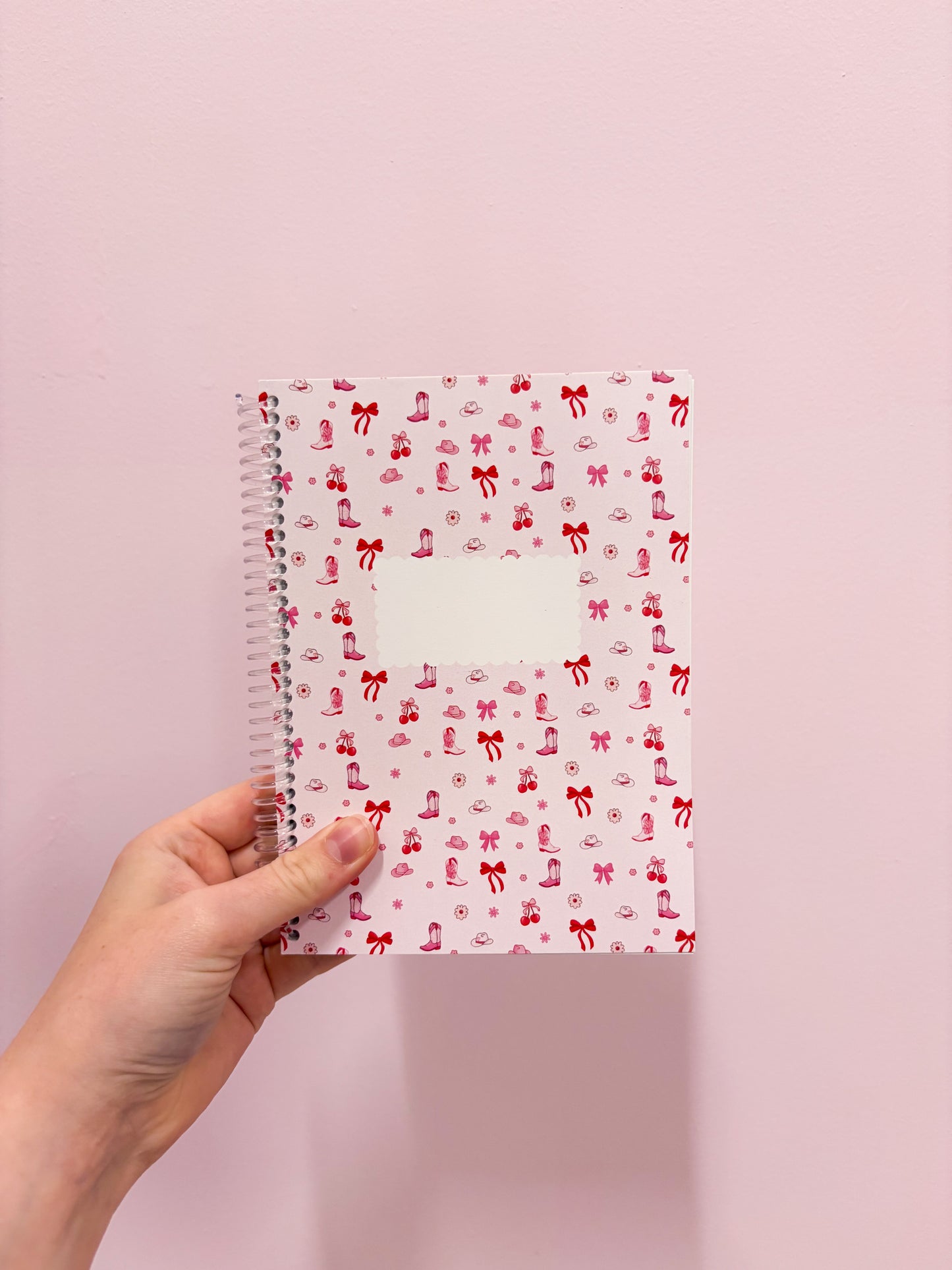 Mini cahier de notes | Cowgirl et cerises