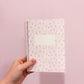 Mini cahier de notes | Bouquets de fleurs et boucles