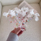 Signet en acrylique avec boucle | Livres pastel et boucles
