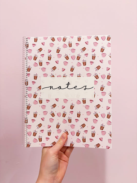 Cahier de notes | Cafés et coquette