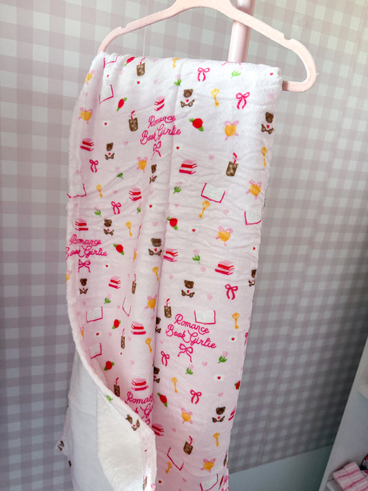 Couverture en flanelle | Romance book girlie