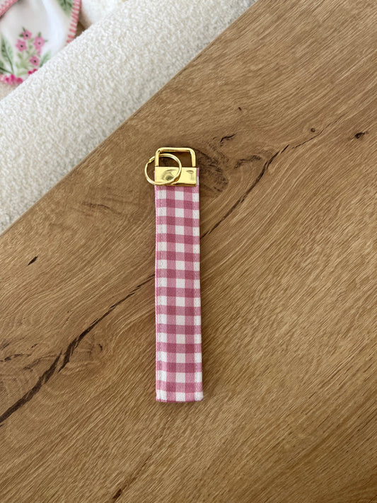 Porte-clés | Bracelet | Carreauté rouge