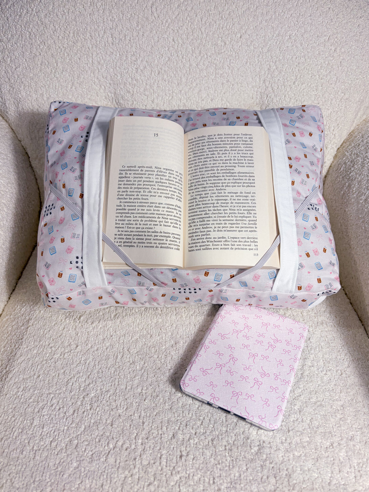 Coussin de lecture | Book Lovers Club