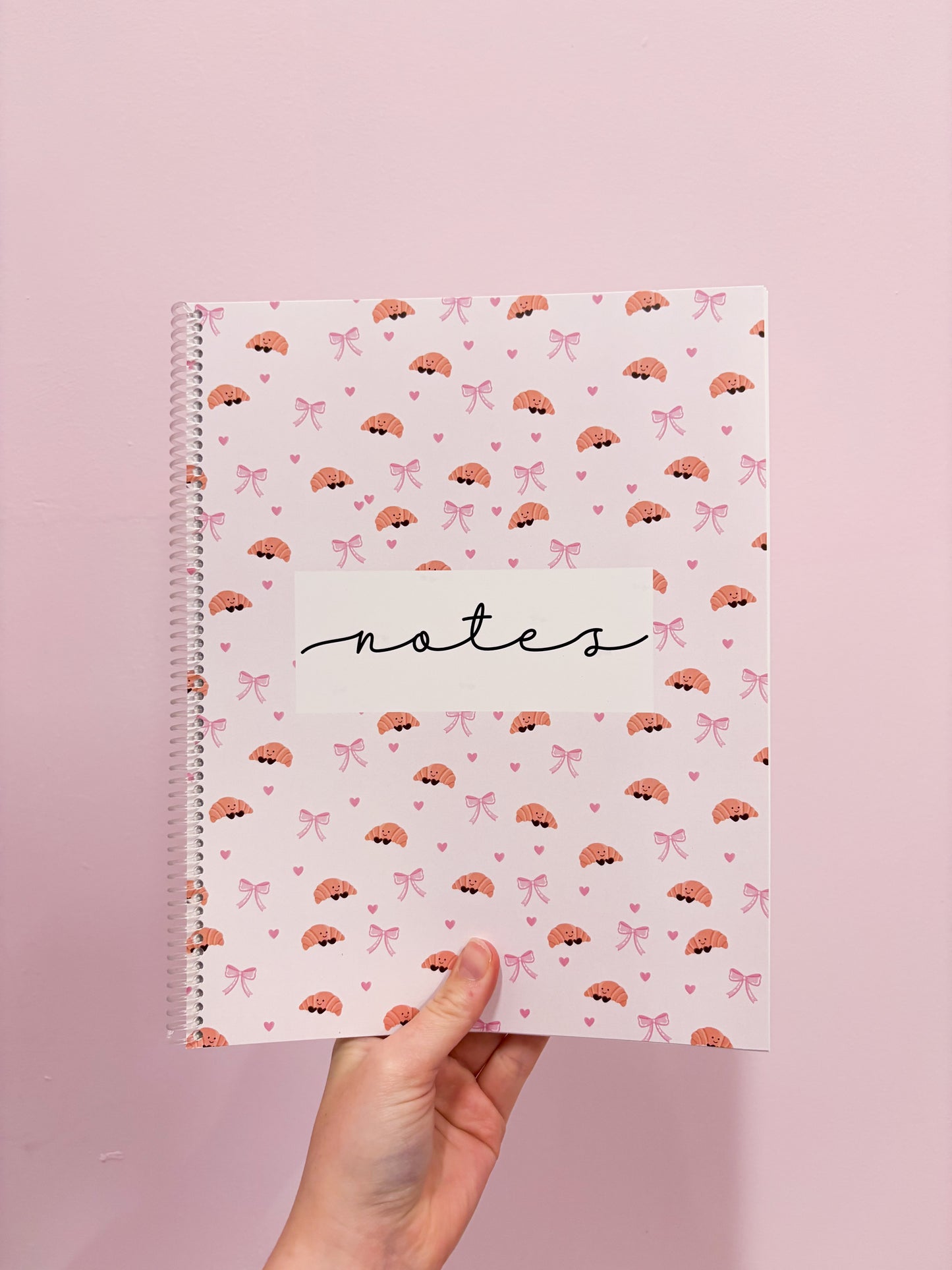 Cahier de notes | Croissants et boucles
