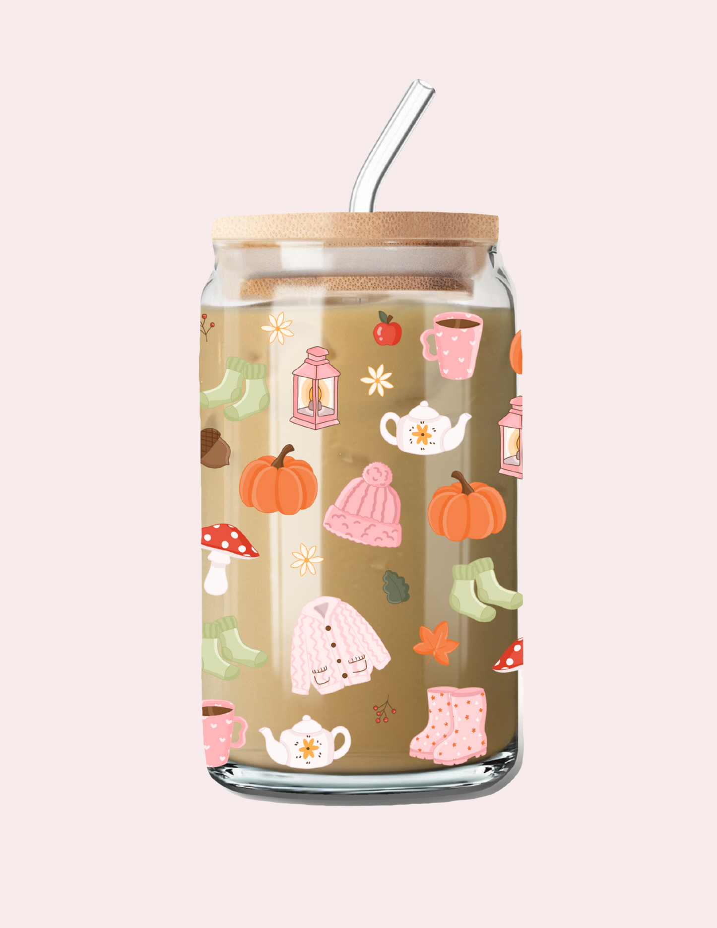 Verre 16 oz | Automne | Moment douillet