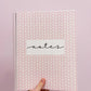 Cahier de notes | Rose et marguerites
