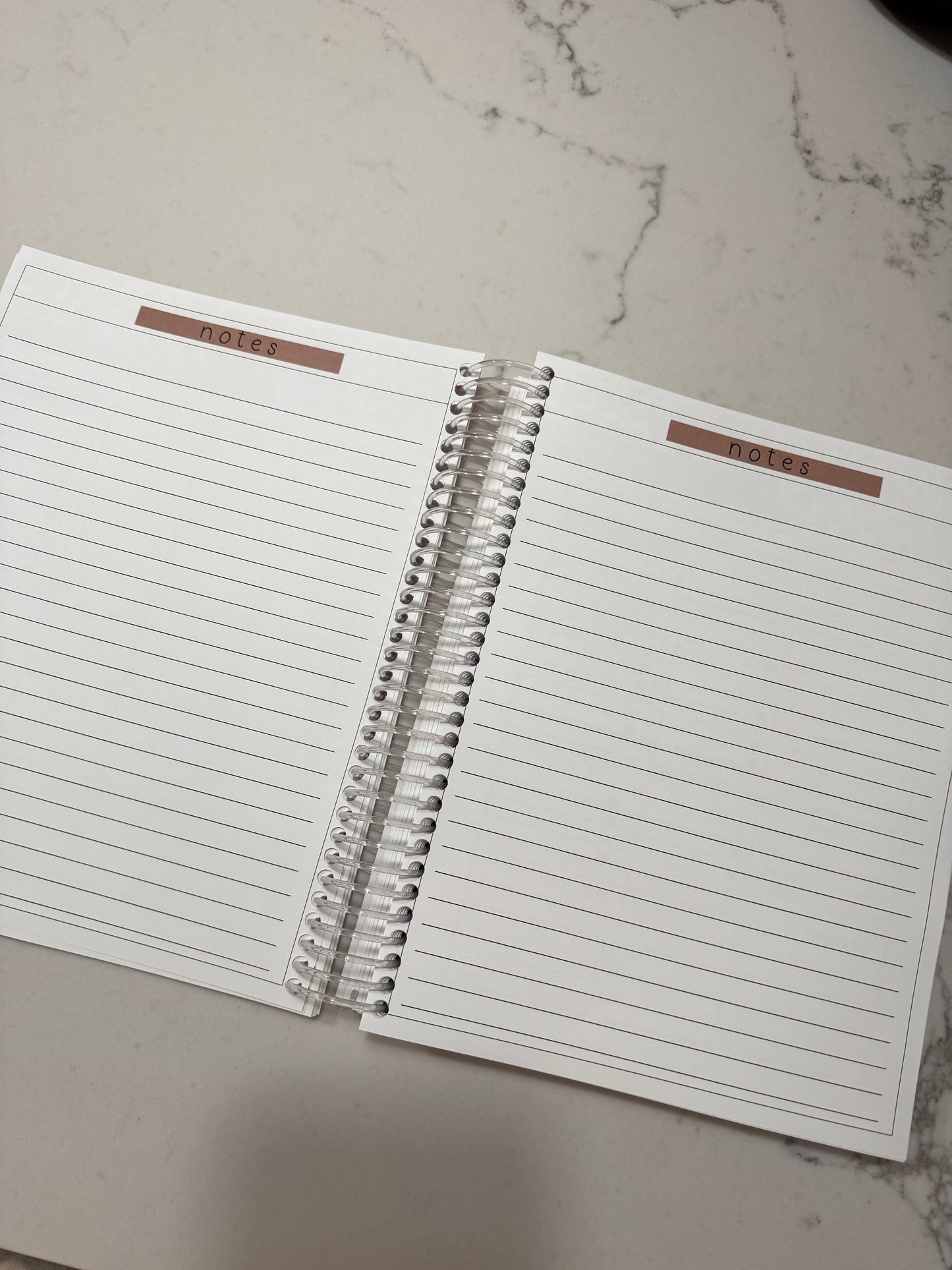 Imparfait | Agenda planificateur | 2025-2026 | Bouquets de fleurs et boucles