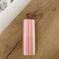 Signet | Lignes roses et oranges
