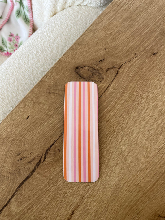 Signet | Lignes roses et oranges