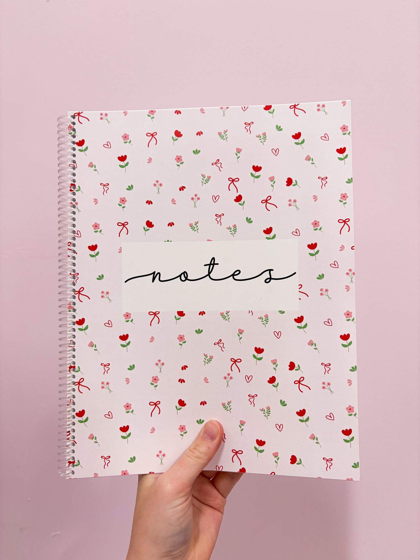 Cahier de notes | Boucles et fleurs