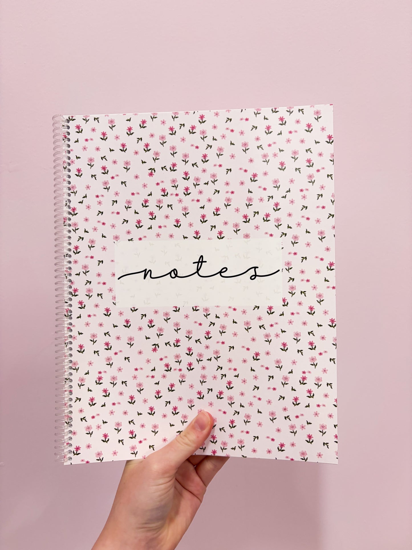 Cahier de notes | Fleurs mélange de roses