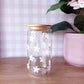 Dernière chance | Verre 16 oz | Fleurs blanches