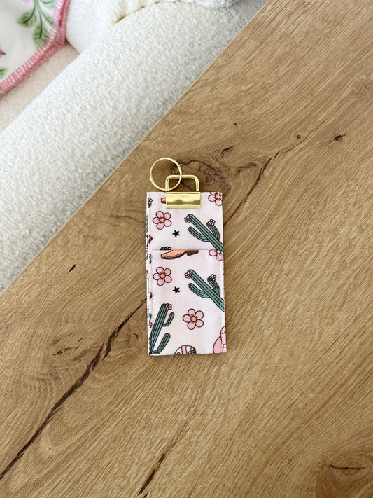 Porte-gloss | Cowgirl et cactus