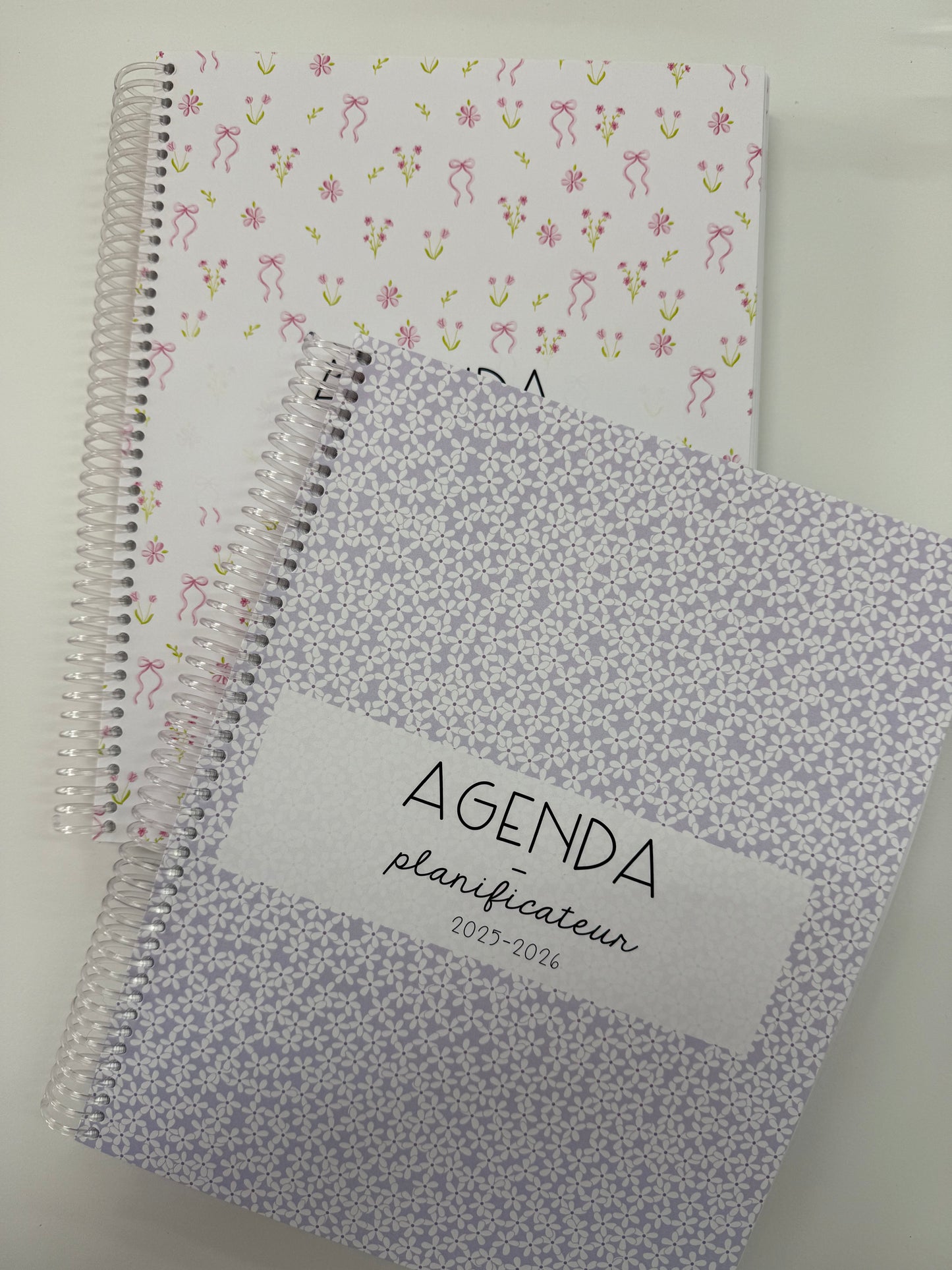 Imparfait | Agenda planificateur | 2025-2026 | Bouquets de fleurs et boucles