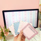 Bloc-notes autocollantes | Fleurs bleues, roses et blanches