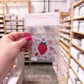 Carton parfumé | Diffuseur à voiture | Fraise, boucle et cœurs