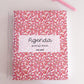 Agenda planificateur | Non-daté | Orangé et fleurs