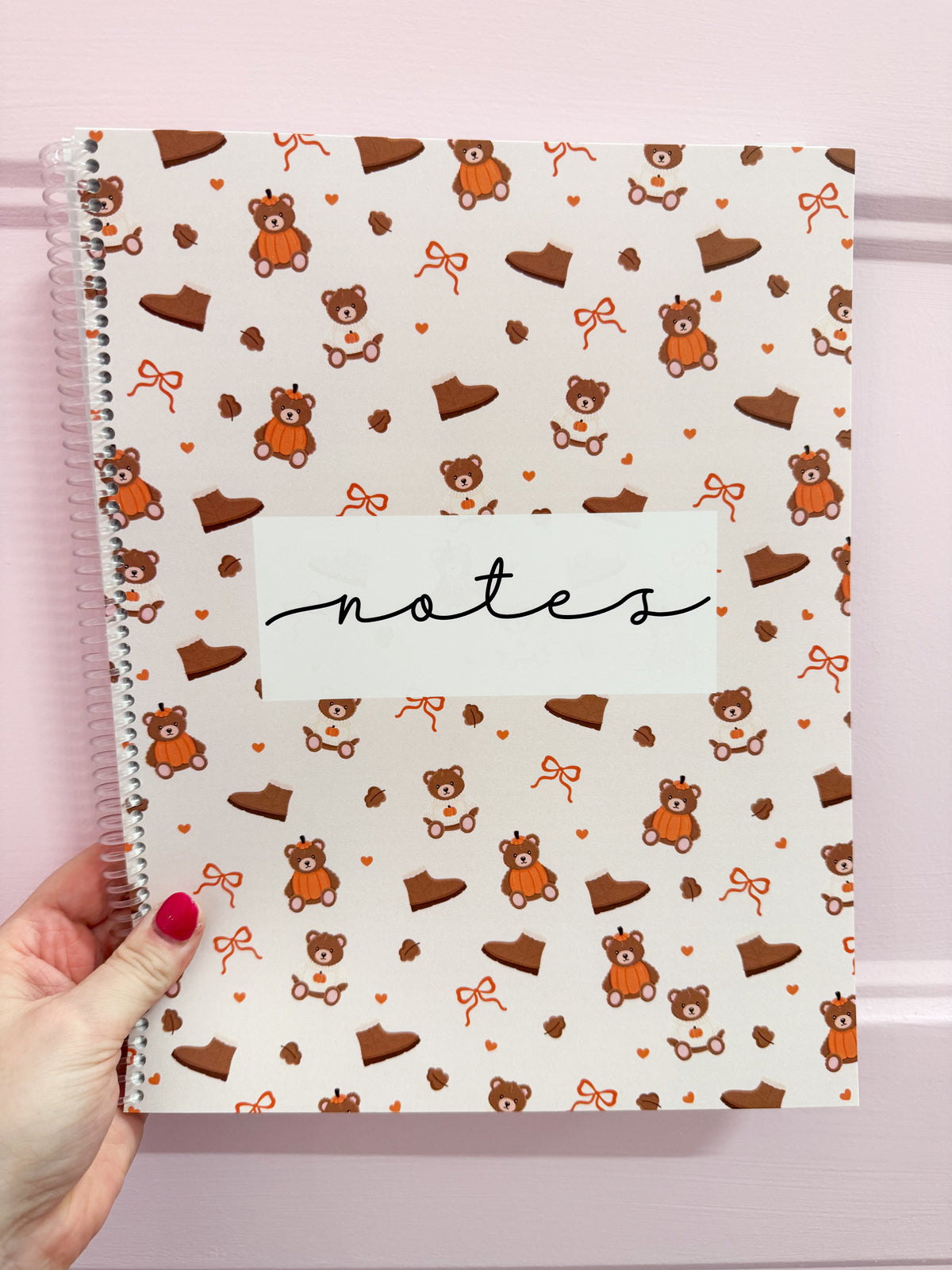 Cahier de notes | Ourson d’automne