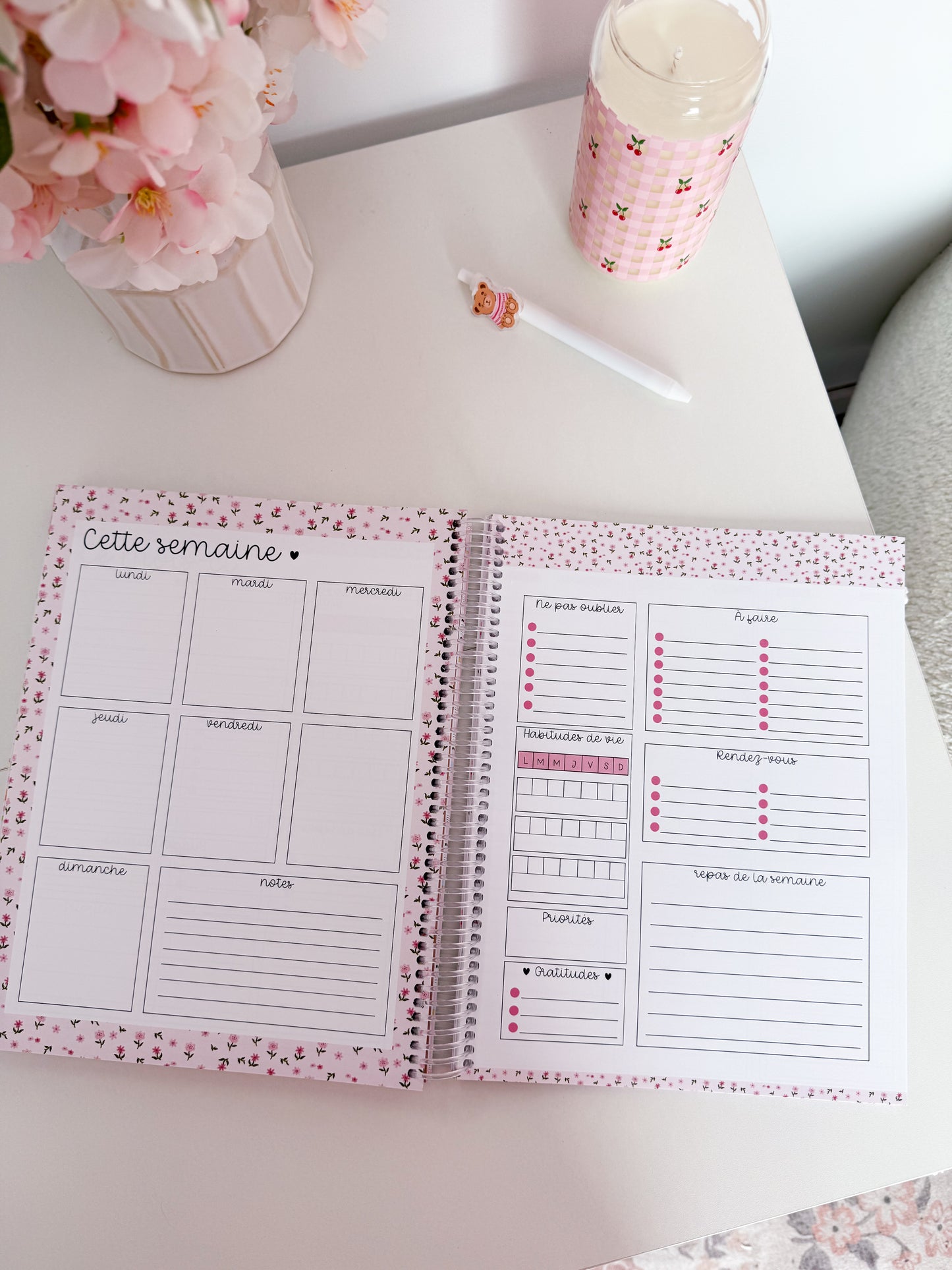 Imparfait — Agenda planificateur | Non-daté | Brindilles de lavande