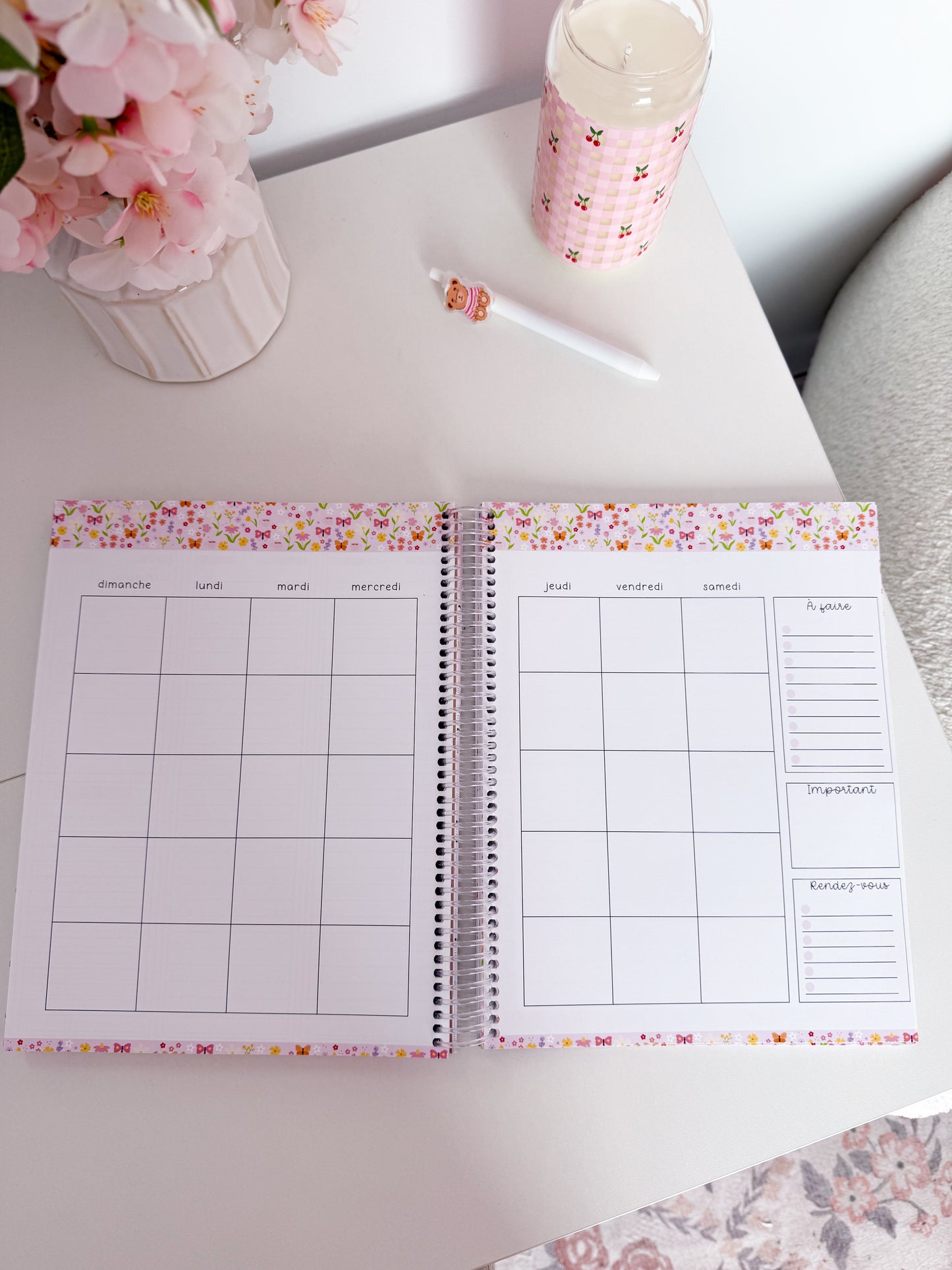 Imparfait — Agenda planificateur | Non-daté | Brindilles de lavande