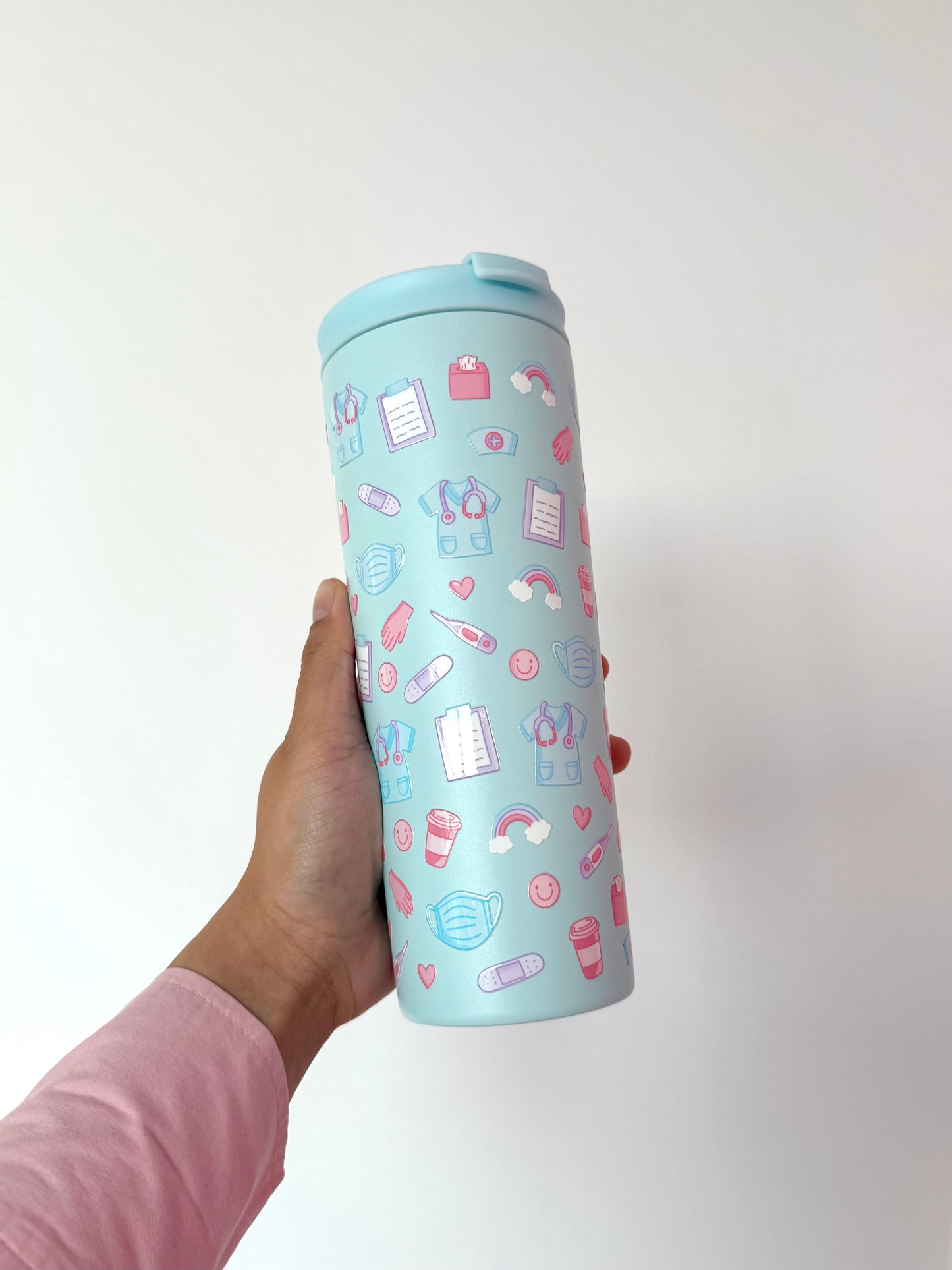 Bouteille isotherme 24 oz | Bleue | Système de la santé bleu