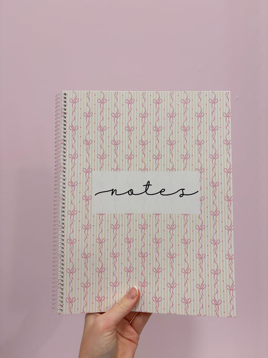 Cahier de notes | Lignes de boucles