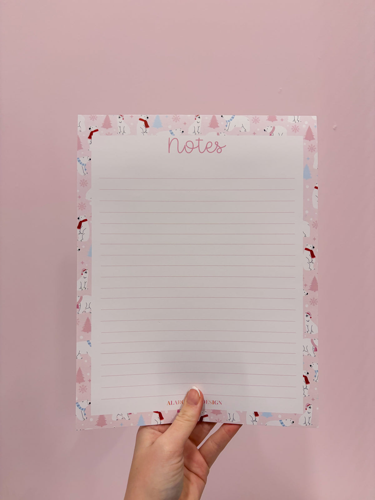 Pad de notes | Noël | Ours polaires