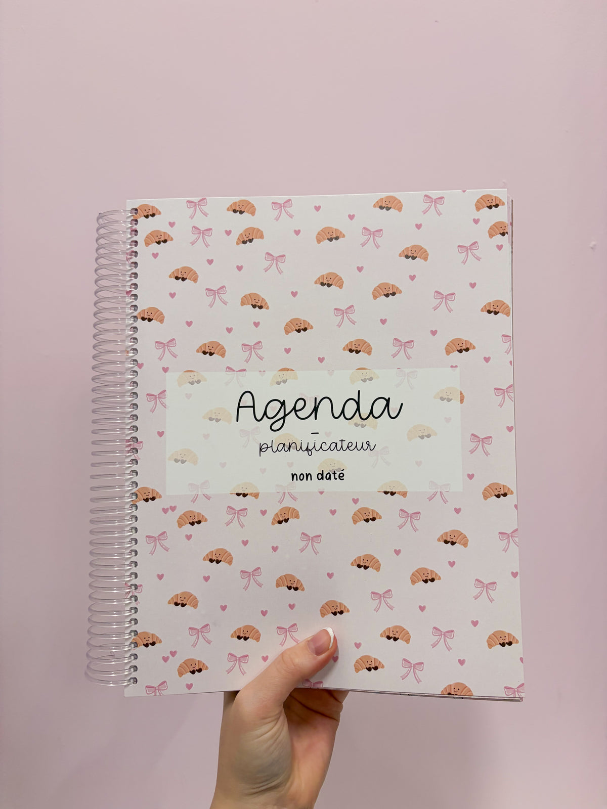 Agenda planificateur | Non-daté | Croissants et boucles